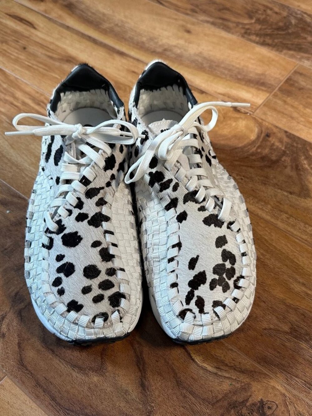 Nike Air Footscape Woven Cow Print Pony Hair Womens 6